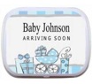 baby boy personalized mint tin